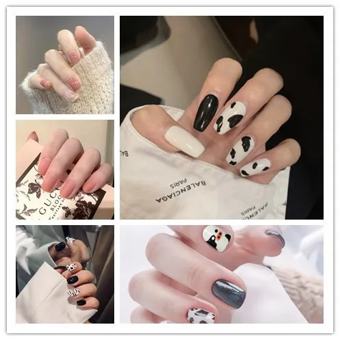 Fashion Armor Removable Finished Press On Nails Simple Wearable 20G