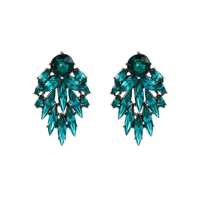 Women's Multi-Layer Multicolor Rhinestone Vintage Earrings