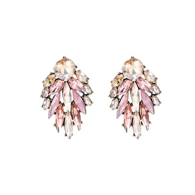 Women's Multi-Layer Multicolor Rhinestone Vintage Earrings