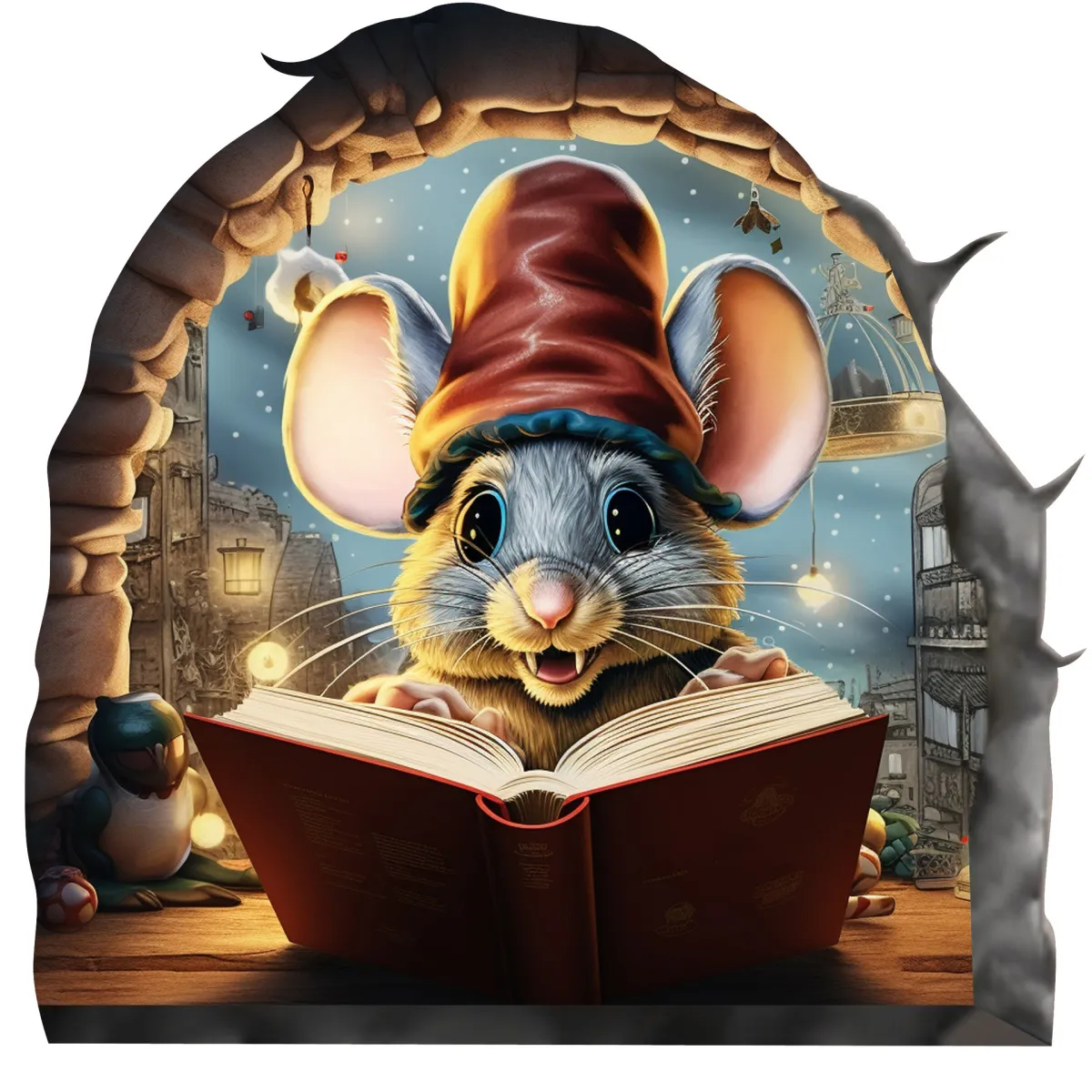 Wholesale Creative Cartoon Cute Mouse SelfAdhesive Wall Stickers