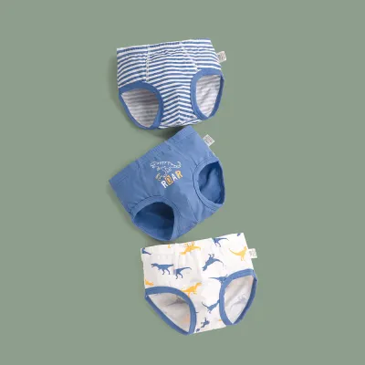 Kids Toddler Boys Cotton Cartoon Print Underwear Briefs Sets Pajamas