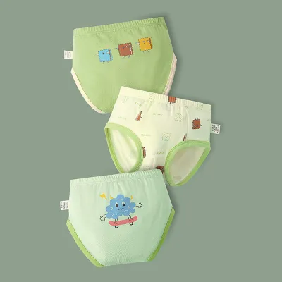 Kids Toddler Boys Cotton Cartoon Print Underwear Briefs Sets Pajamas