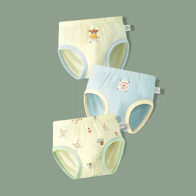 Kids Toddler Boys Cotton Cartoon Print Underwear Briefs Sets Pajamas