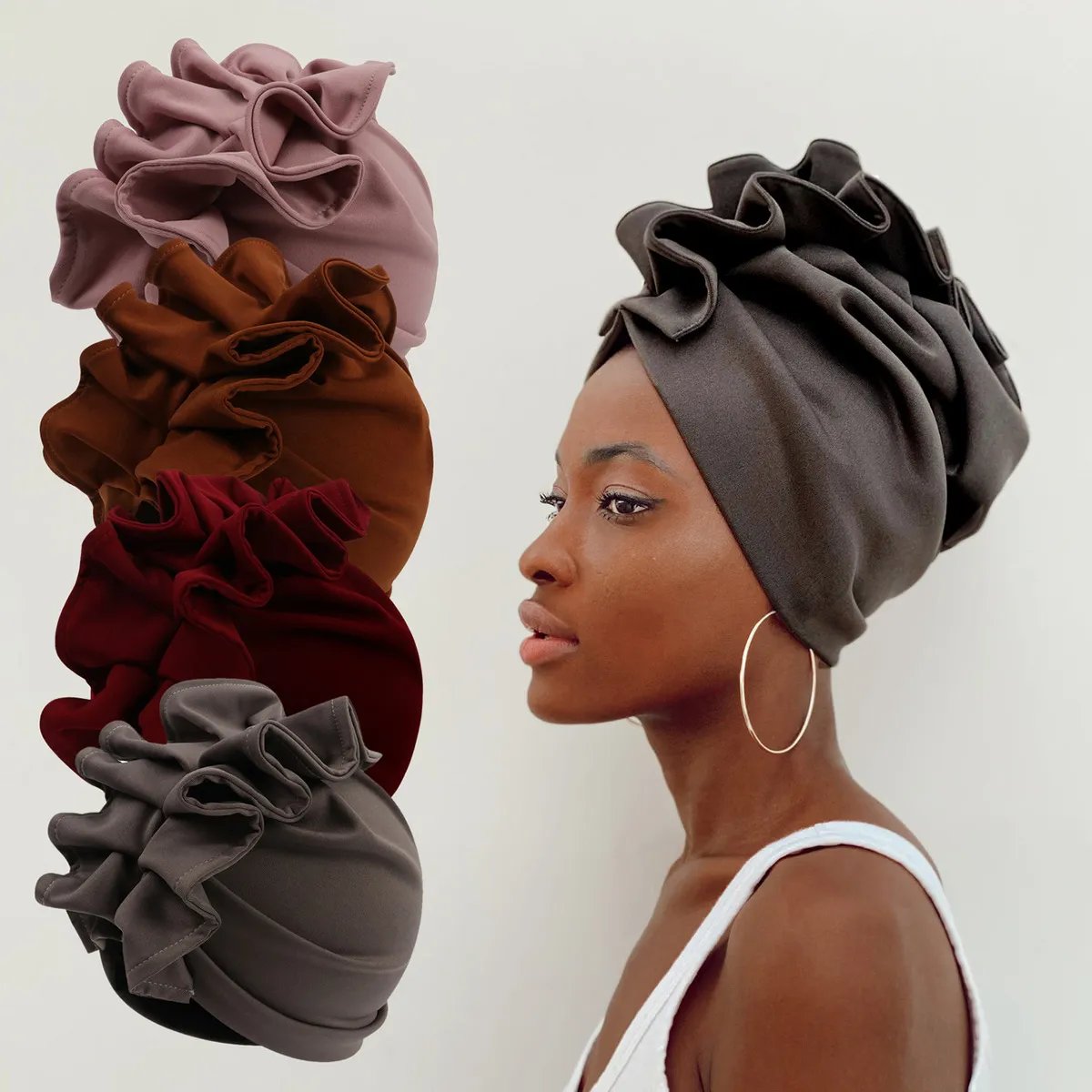 Women Fashion Bohemian Indian Dome Hat Polyester Sweet Cool Trendy