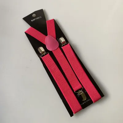 Adult Children Elastic Solid Color Parent-Child Strap Clip