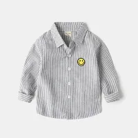 Oxford con rayas grises