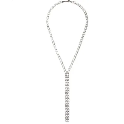 Women's Fashion Sexy Long Rhinestone Tassel Necklace