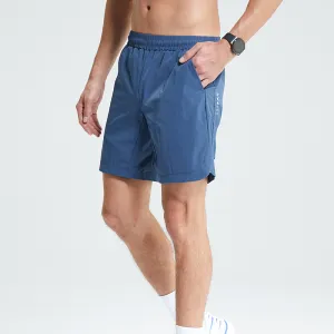 Men Casual Sports Solid Color Quick Drying Training Ventilated Shorts