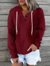 Burgundy Hidden Buckle-Jacquard