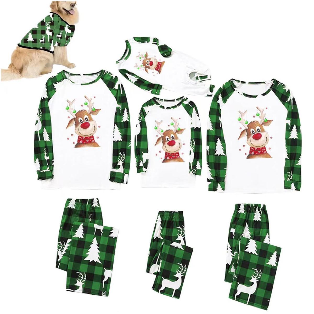 Wholesale Parent-Child Home Clothes Christmas Femily Wholesale Parent-Child Home Clothes Christmas Femily