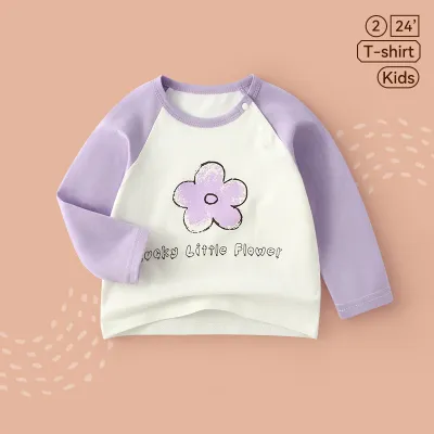Kids Toddler Boys Girls Spring Autumn Casual Cute Cartoon Print Long Sleeve T-Shirt