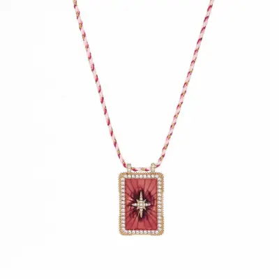 Bohemian Vintage Sun Moon Evil Eye Pendant Necklace Copper O-Chain
