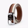 Round Buckle Cafe Camel White