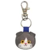 Fold-Eared Gray Cat (Keychain)