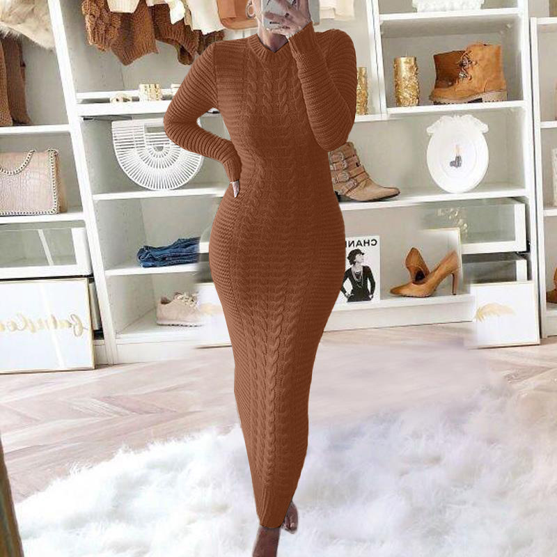 Long Sleeve Colorblocked Sweater Dress | White House Black