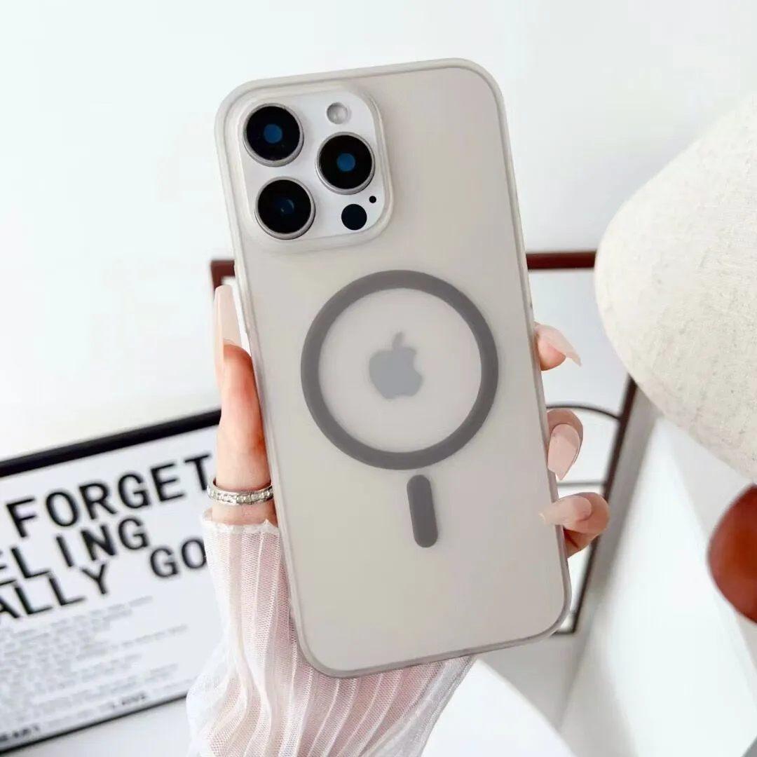 Wholesale Simple UltraThin Ice Fog Scrub SkinResistant DropResistant Apple Phone Case