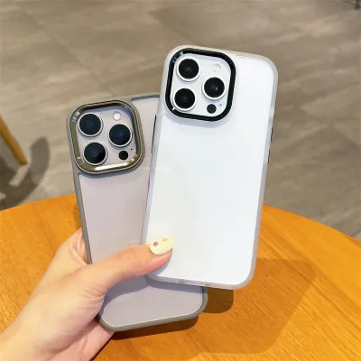 Funda transparente para teléfono Apple Simple X Metal Hawkeye resistente a caídas para mujer