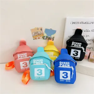 Kids Unisex Cute Alphabet Print Chest Bag with Nylon