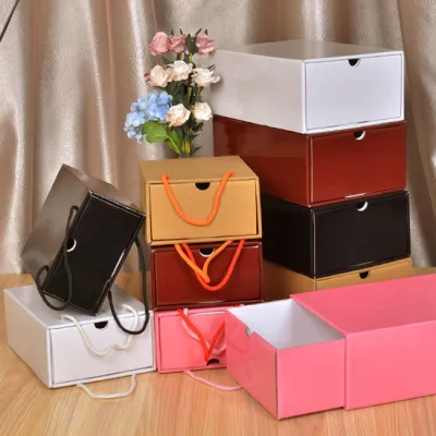 Drawer Type Paper Box Kraft Paper Corrugated Shoe Box