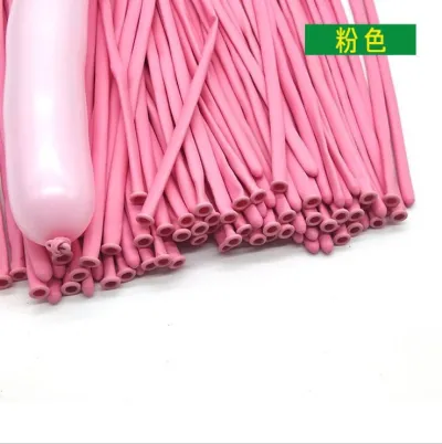 1.8G Thickened Macaroon Strip Balloon Decoration 100Pcs-Bag