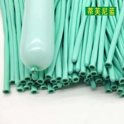 1.8G Thickened Macaroon Strip Balloon Decoration 100Pcs-Bag