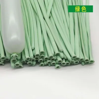 1.8G Thickened Macaroon Strip Balloon Decoration 100Pcs-Bag