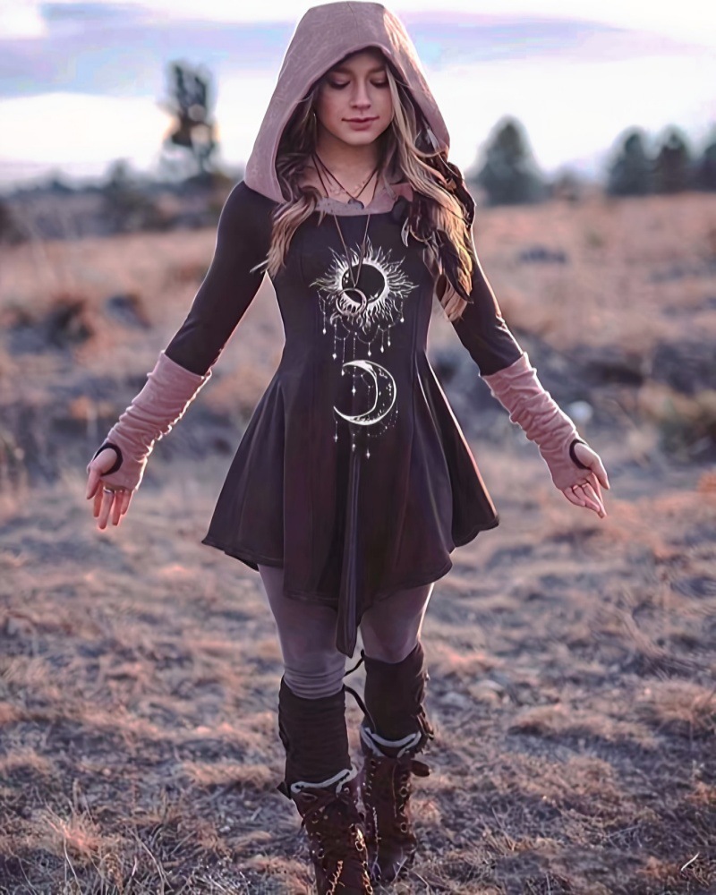 Lumignon ルミニョン LL hooded long dress S Lumignon ルミニョン LL hooded long dress S Lumignon Dress