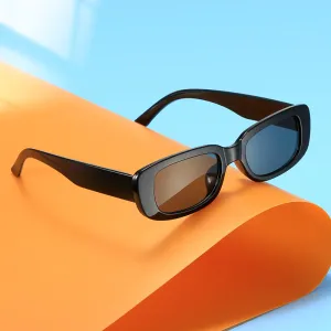 Kids Unisex Fashion Casual Cute Square Frame Solid Color Sunglasses Plastic Resin
