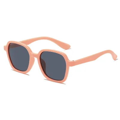 Kids Unisex Fashion Casual Square Frame Solid Color Sunglasses Plastic Resin