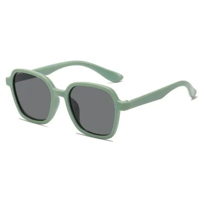 Kids Unisex Fashion Casual Square Frame Solid Color Sunglasses Plastic Resin