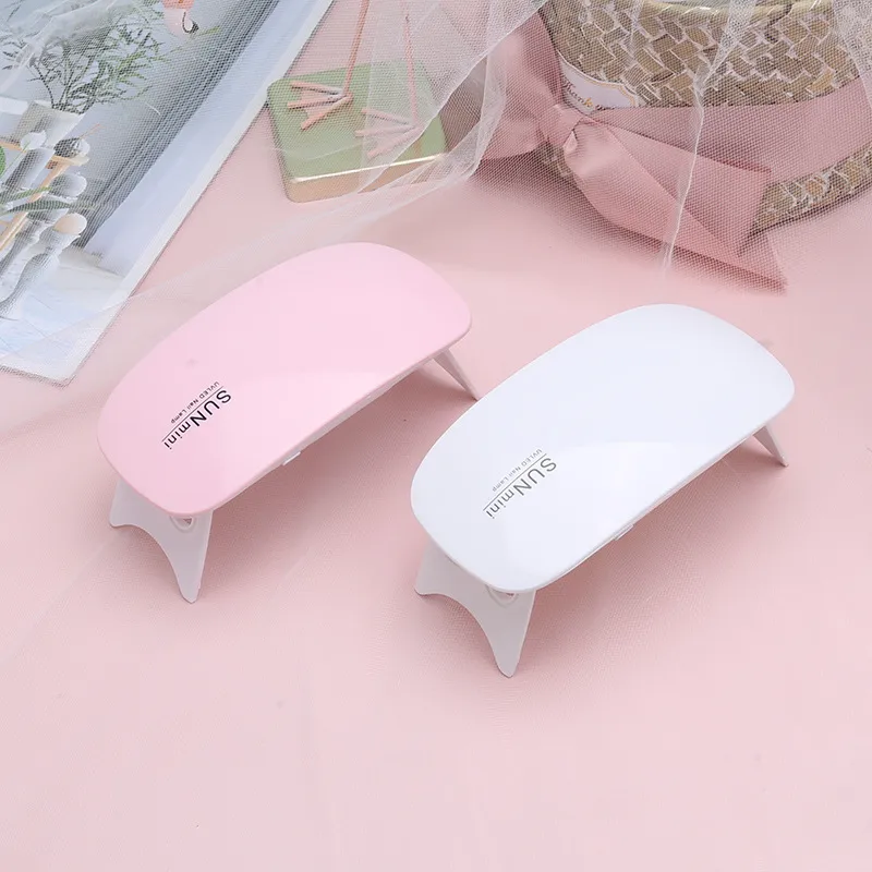 Mini Nail Polish Drying Lamp USB Folding Sun Mini Mouse Light Therapy Lamp Small Nail Lamp