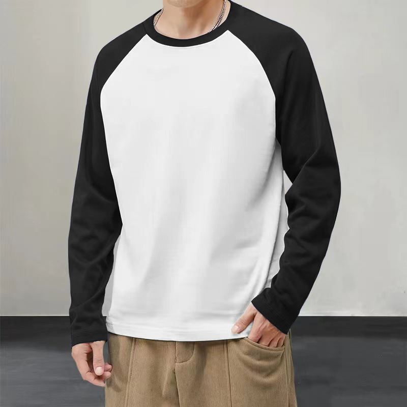 Healthknit｜マルチボーダーワッフルクルーネック リンガーT