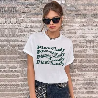 Distinctive Street Summer Women 3d Human Body Printing Slim-Fit Round Neck Short Sleeve Crop T-Shirt