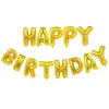 16 Inch Bright Gold Happy Birthday