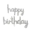 English Lowercase Siaman Birthday Silver