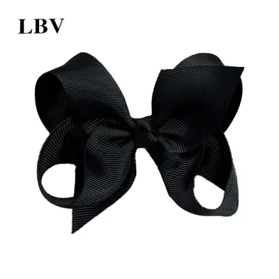 Kids Girls Cute Solid Color Cloth Bow Hairpin Side Clip Cartoon Children Fresh Sweet
