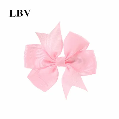 Kids Girls Cute Solid Color Bow Duckbill Hairpin