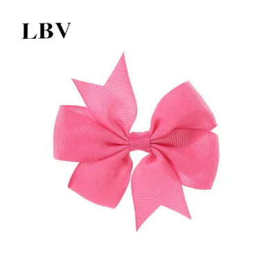 Kids Girls Cute Solid Color Bow Duckbill Hairpin