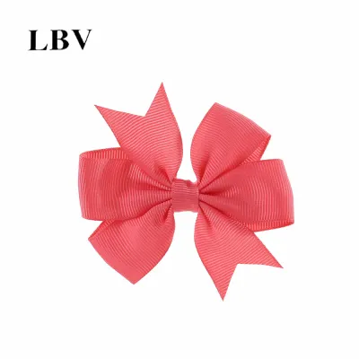 Kids Girls Cute Solid Color Bow Duckbill Hairpin
