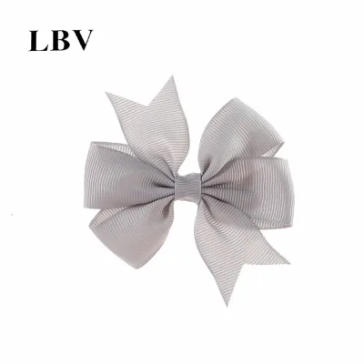 Kids Girls Cute Solid Color Bow Duckbill Hairpin