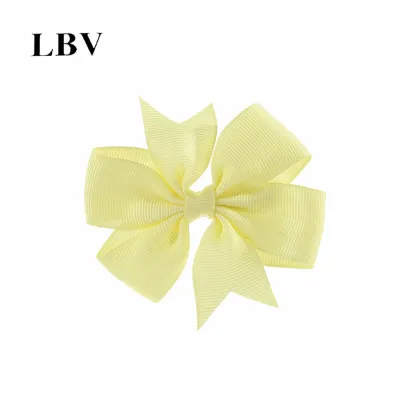 Kids Girls Cute Solid Color Bow Duckbill Hairpin