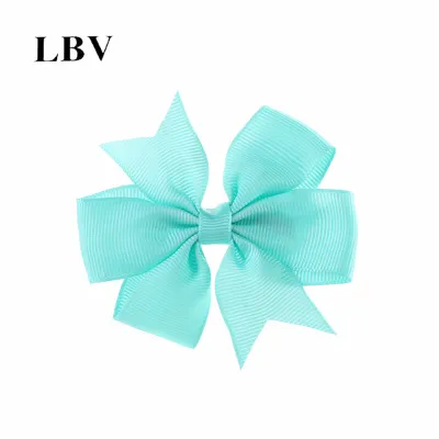 Kids Girls Cute Solid Color Bow Duckbill Hairpin