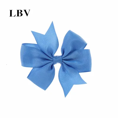 Kids Girls Cute Solid Color Bow Duckbill Hairpin