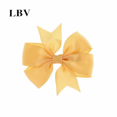 Kids Girls Cute Solid Color Bow Duckbill Hairpin