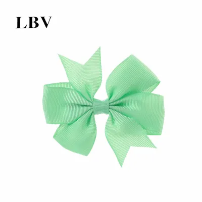 Kids Girls Cute Solid Color Bow Duckbill Hairpin
