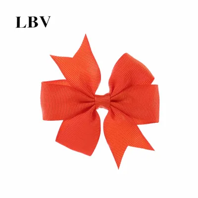 Kids Girls Cute Solid Color Bow Duckbill Hairpin