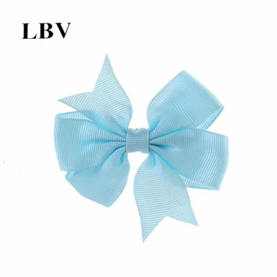 Kids Girls Cute Solid Color Bow Duckbill Hairpin