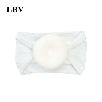 Baby Cute Solid Color Donut Hair Band with Plaid