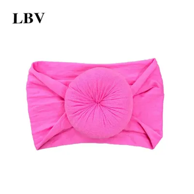 Baby Cute Solid Color Donut Hair Band with Plaid
