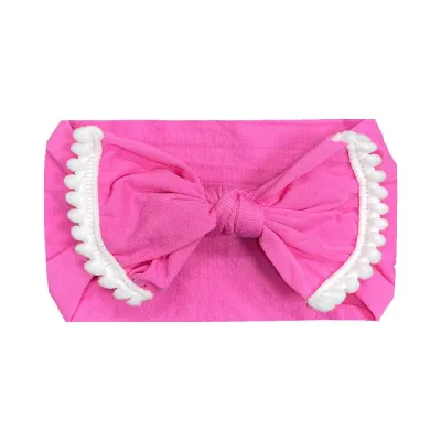 Baby Cute Plaid Color Matching Bow Cloth Hair Band for Girls